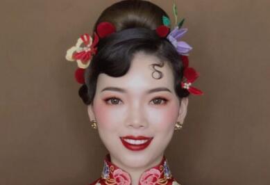 國(guó)風(fēng)俏皮新娘造型