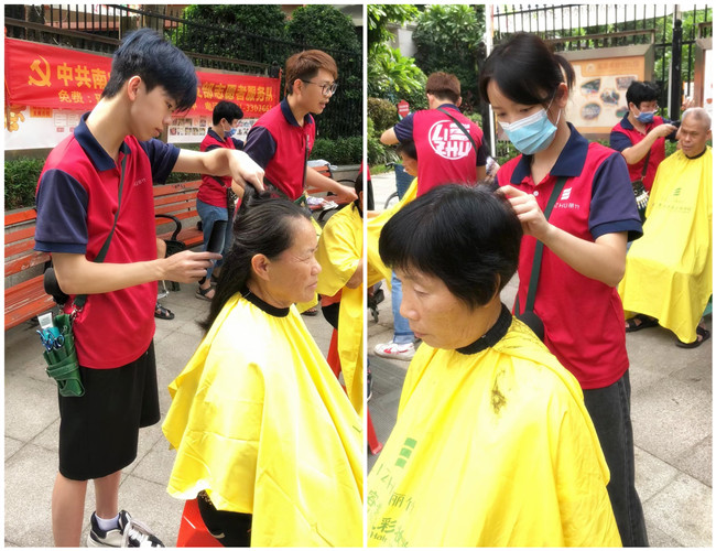 南寧小區(qū)公益美發(fā)，南寧美容美發(fā)學(xué)校進(jìn)行時(shí)