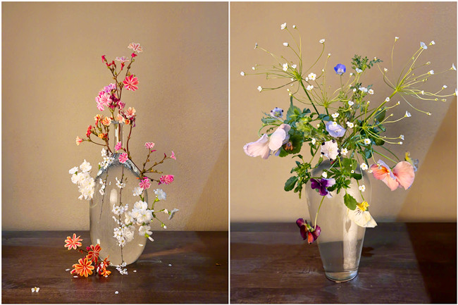 玻璃瓶花藝作品，南寧花藝學(xué)校排行榜推薦