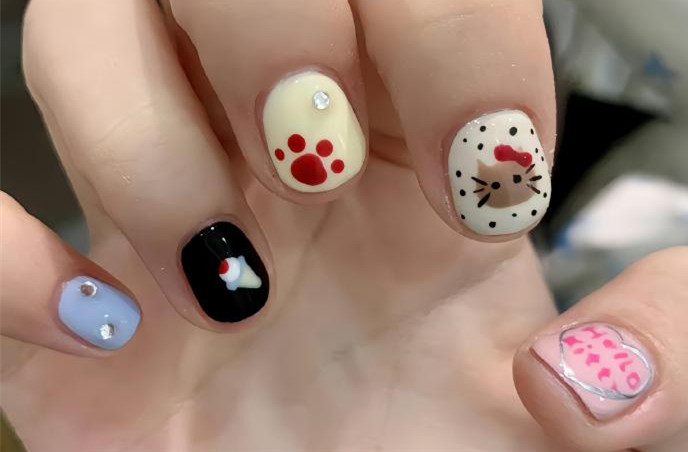 糖果色短甲推薦，廣西美甲進修培訓(xùn)