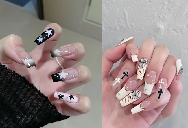 甜辣風夏日美甲，廣西美甲款式造型學校推薦