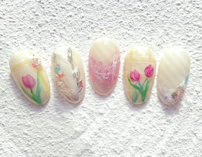 初秋氛圍感美甲，廣西美甲網紅造型學校收集