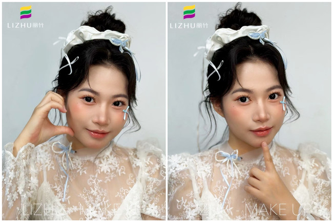 韓式丸子頭造型，南寧彩妝形象造型學(xué)校