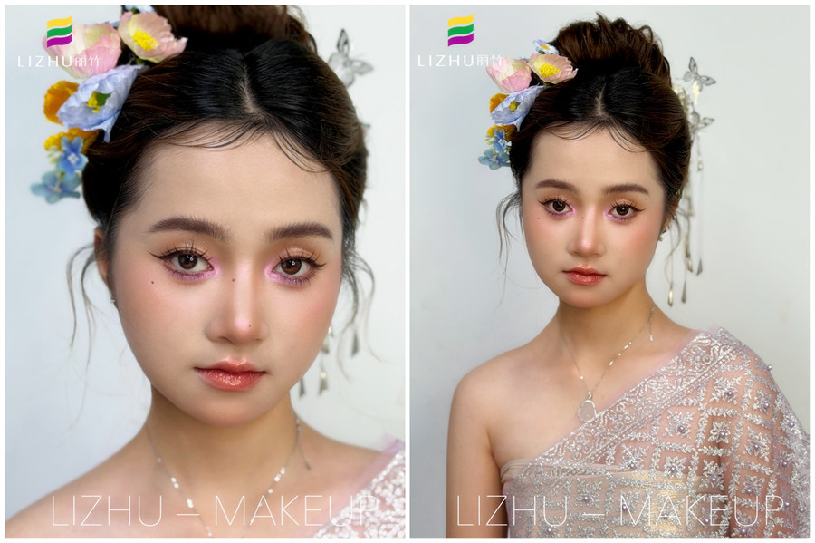 傣族造型，廣西化妝攝影化妝培訓